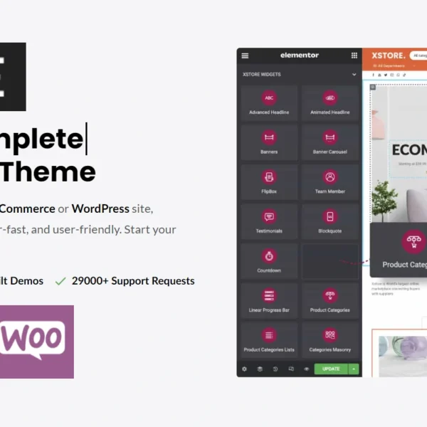 🛍️ XStore – Premium Multipurpose E-Commerce WordPress Theme (Pro Version + Lifetime Access)