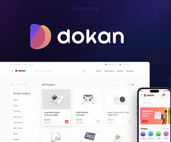 🛒 Dokan Pro + 100 Elementor Kits Bundle – Ultimate Multi-Vendor Marketplace & Website Design Package