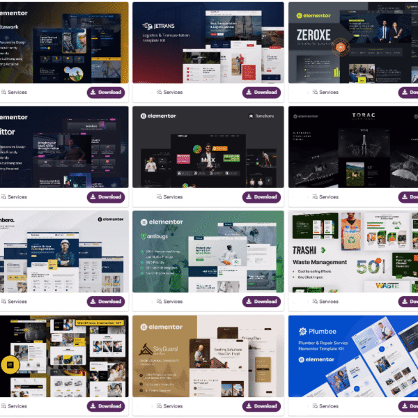 100 Premium WordPress Templates Collection – Best for Websites, Blogs, & E-Commerce