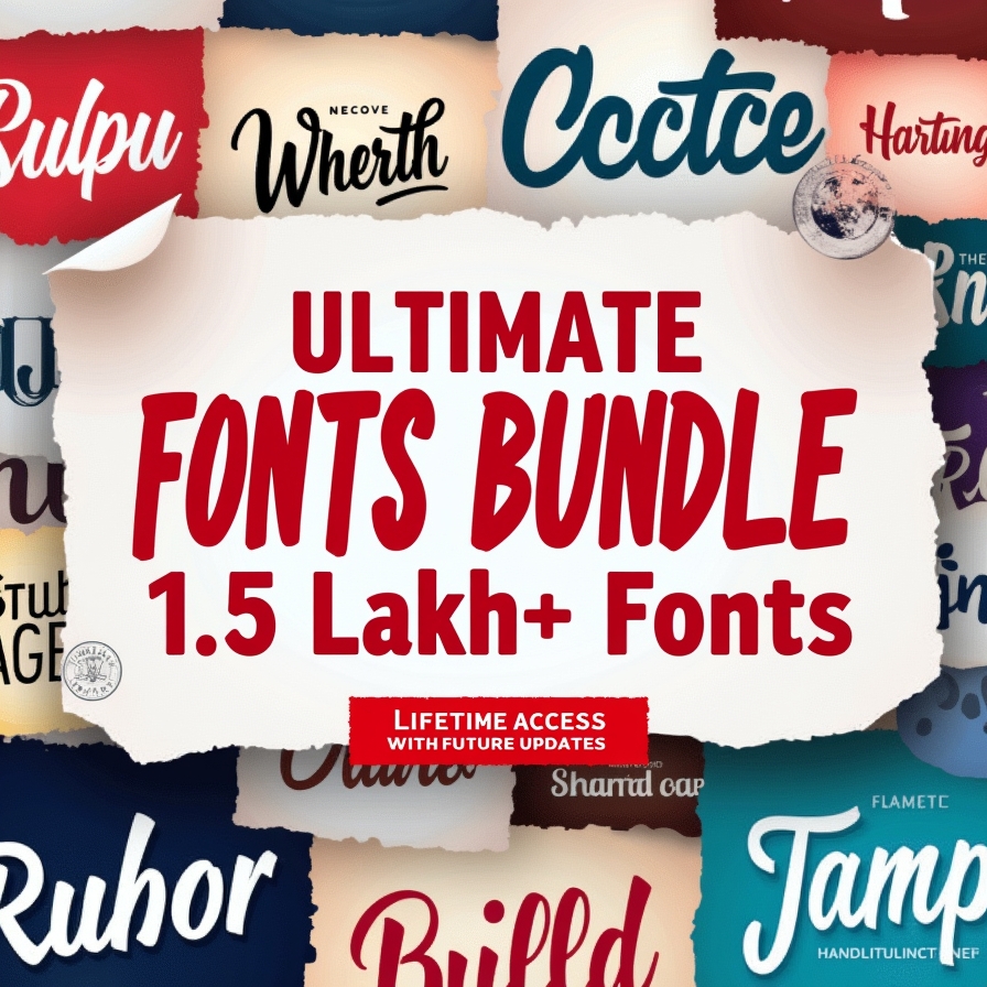 premium fonts download, 150000 fonts, fonts bundle download, commercial fonts pack, calligraphy fonts, script fonts collection, digital font bundle, font pack for designers, best font bundle 2025