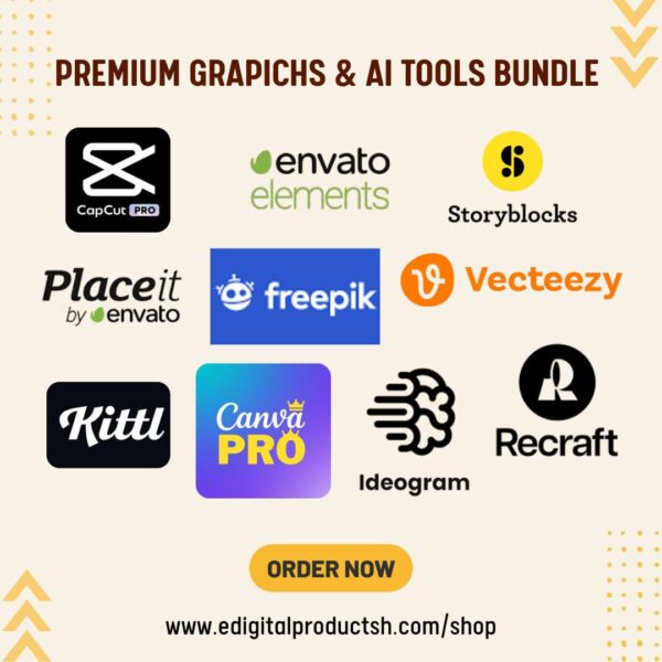 Canva Pro, Envato Elements, Freepik, CapCut Pro & more. Perfect for creators, designers & marketers!