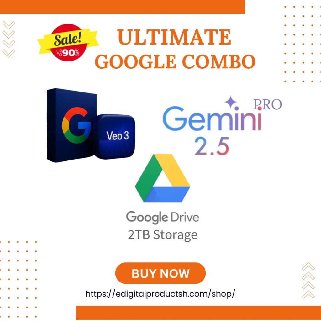 Veo 3 + Gemini 2.5 + 2TB Google Drive Storage